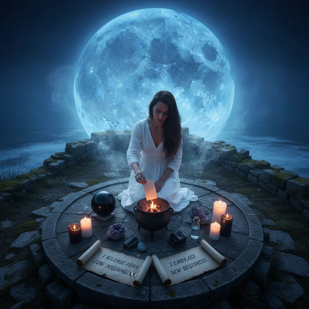 blue moon release ritual — Moon Phase Timing for Blue Moon Release Ritual