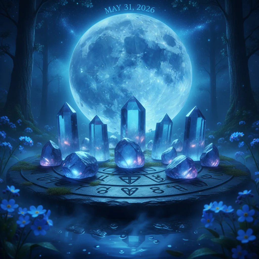 charge crystals blue moon 2026 — Moon Phase Timing for Charge Crystals Blue Moon 2026