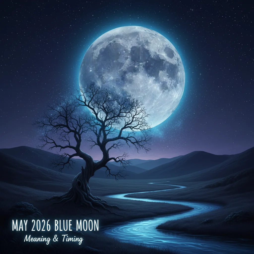 may 2026 blue moon meaning — Moon Phase Timing for May 2026 Blue Moon Meaning