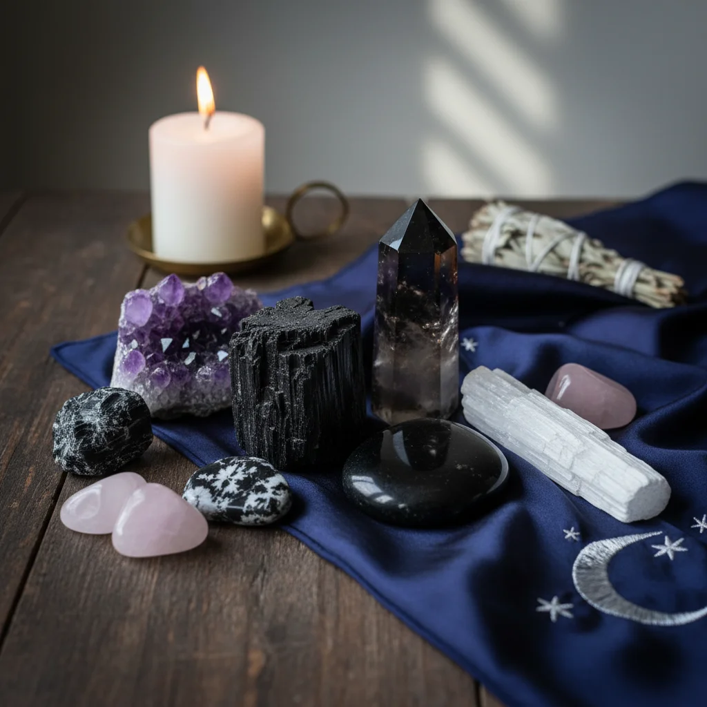 crystals for cord cutting ritual — Moon Phase Timing for Crystals For Cord Cutting Ritual