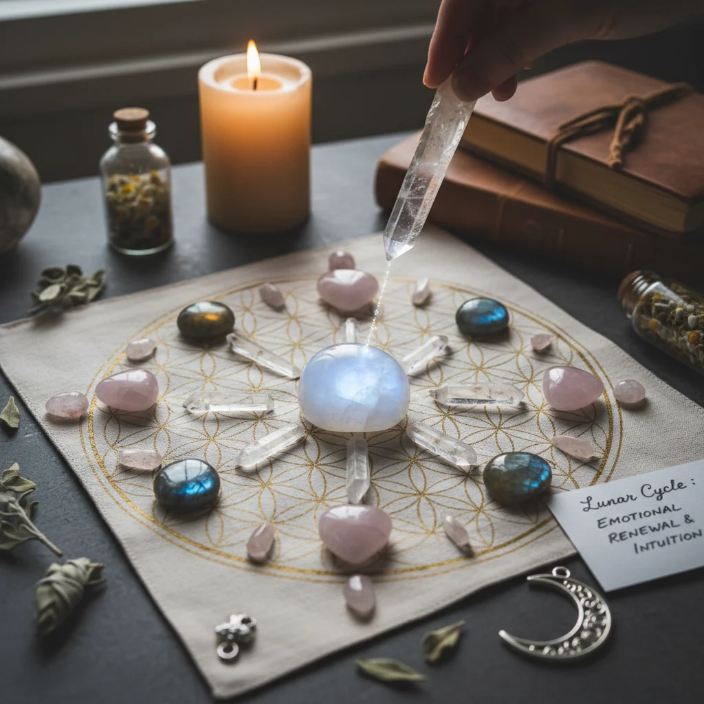 lunar return crystal grid — What Lunar Return Crystal Grid Means (Plain English)