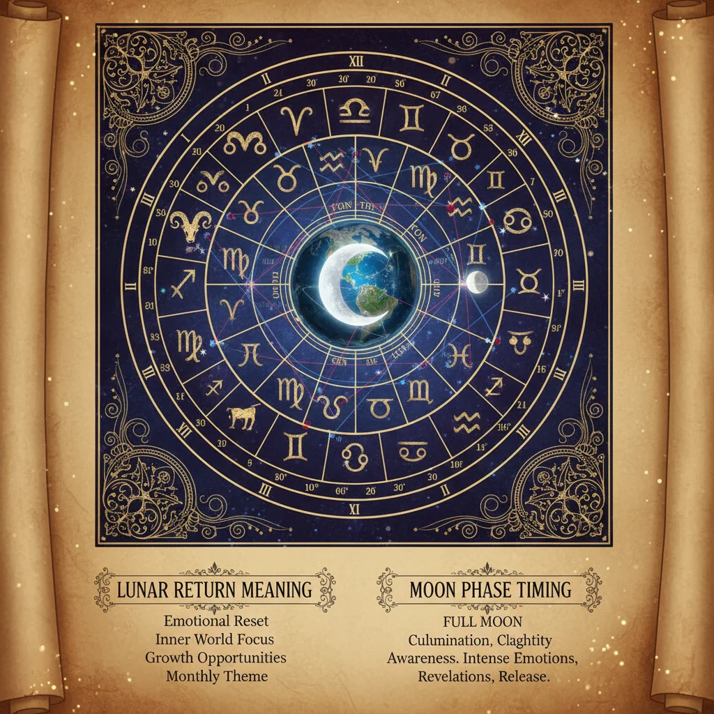 lunar return meaning — Moon Phase Timing for Lunar Return Meaning